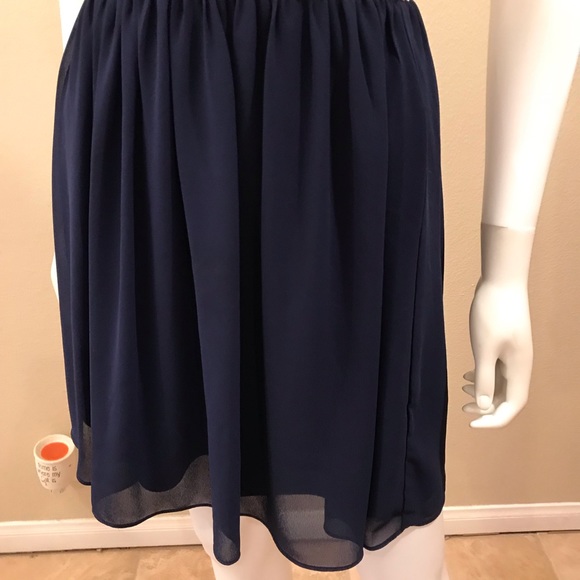 IN San Francisco Formal Dress Size 5 Blue White Mini Dress Prom Graduation - Picture 7 of 14